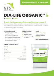 Dia-Life Organic™ - NUTRI-TECH SOLUTIONS®