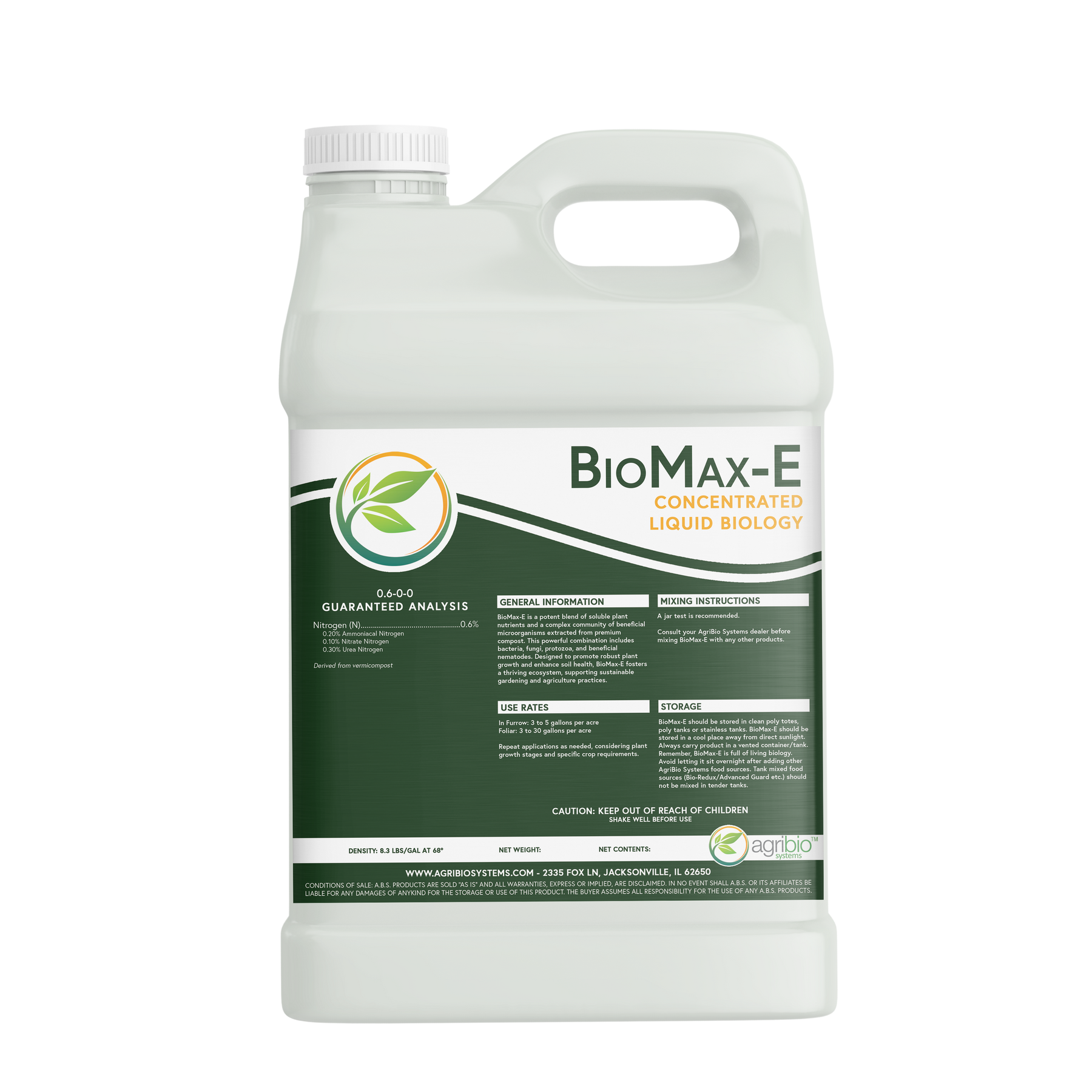 BioMax E - Concentrated Liquid Biology AgriBio Systems BioMax E - Concentrated Liquid Biology AgriBio Systems