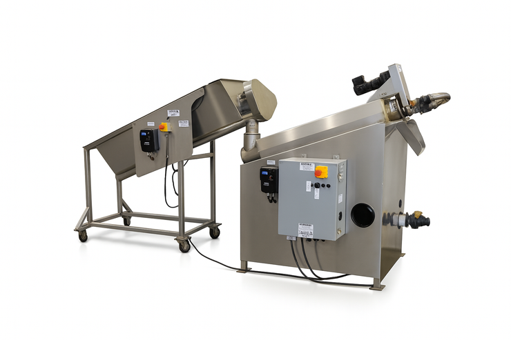 Continuous Flow Thru Compost Extractor