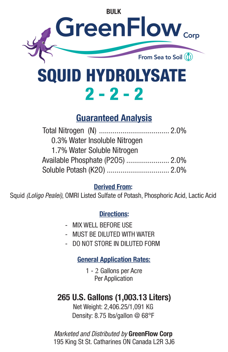 Squid Juice - GreenFlow Corp