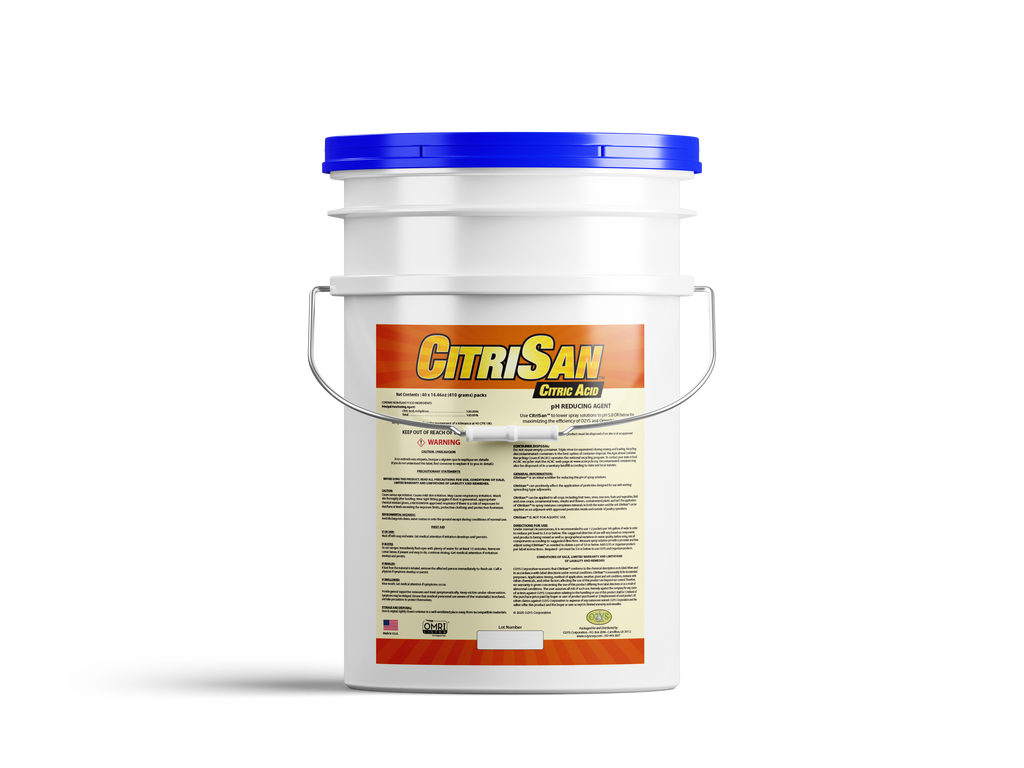 CitriSan Citric Acid - Organisan Corp – AgriBio Systems
