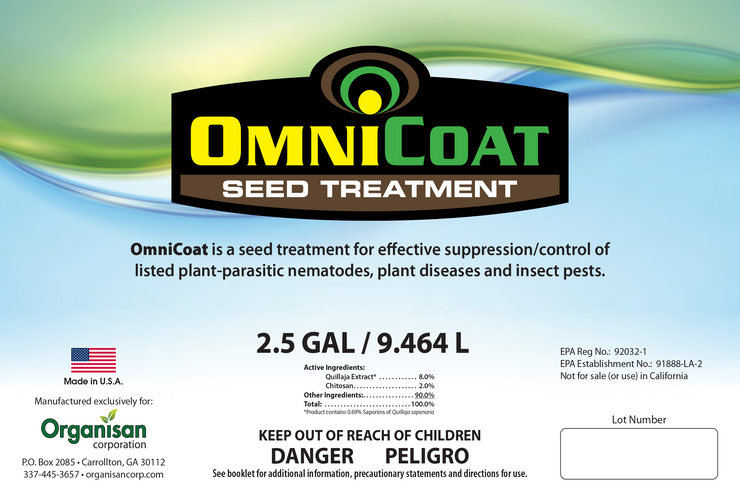 OmniCoat Seed Treatment - Organisan Corporation