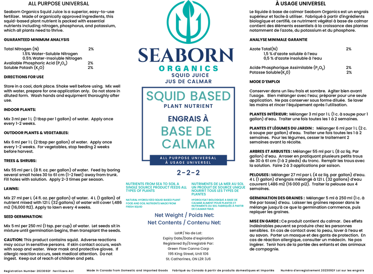 Squid Juice - GreenFlow Corp