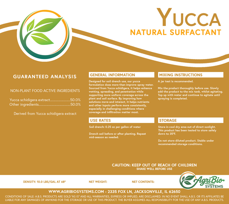 Yucca – AgriBio Systems