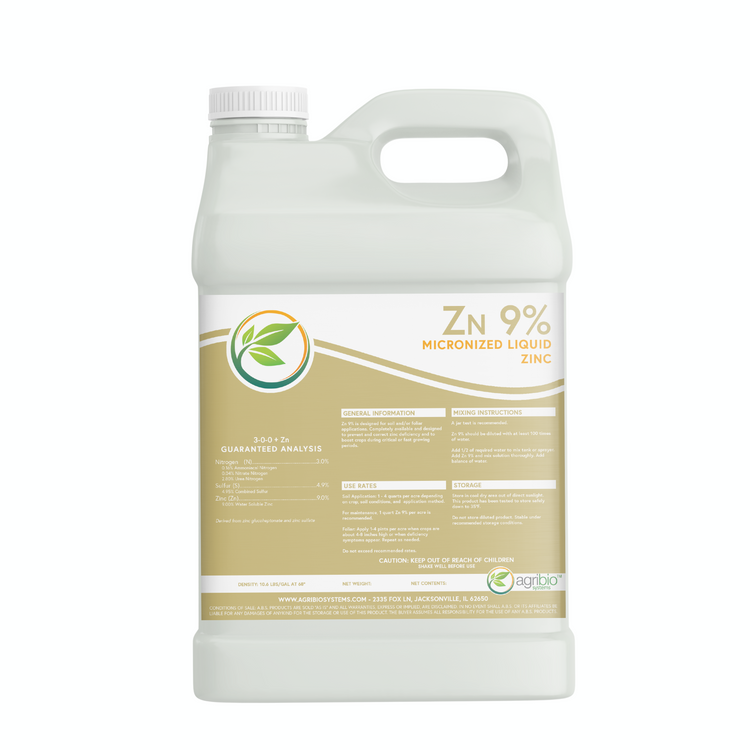 サプリメント Zn 9% – AgriBio Systems